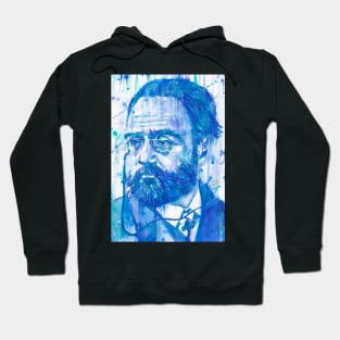 EMILE ZOLA - watercolor portrait .1 Hoodie